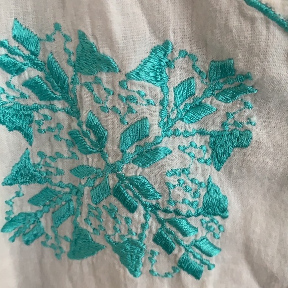 Juliet Dunn London 100.% cotton embroidered dress - Picture 5 of 7